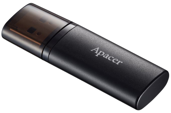 Apacer 64Gb Ah25B Black Usb 3.2 Flash Drive