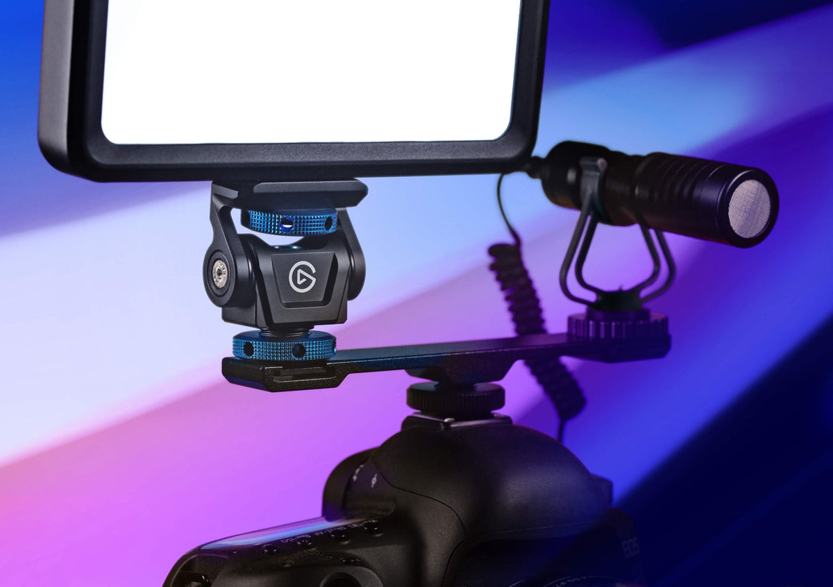 Elgato Cold Shoe - Premium mounting solution; 1/4 inch Thread; Lock; Fix and Dampening .