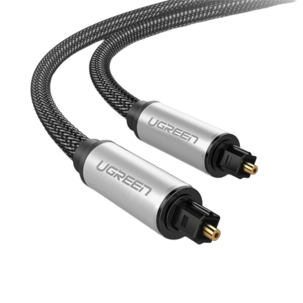 UGREEN AV108 Male to Male Toslink Optical Audio Cable 2m–Grey - Guards On Duty Shop & Security Guards