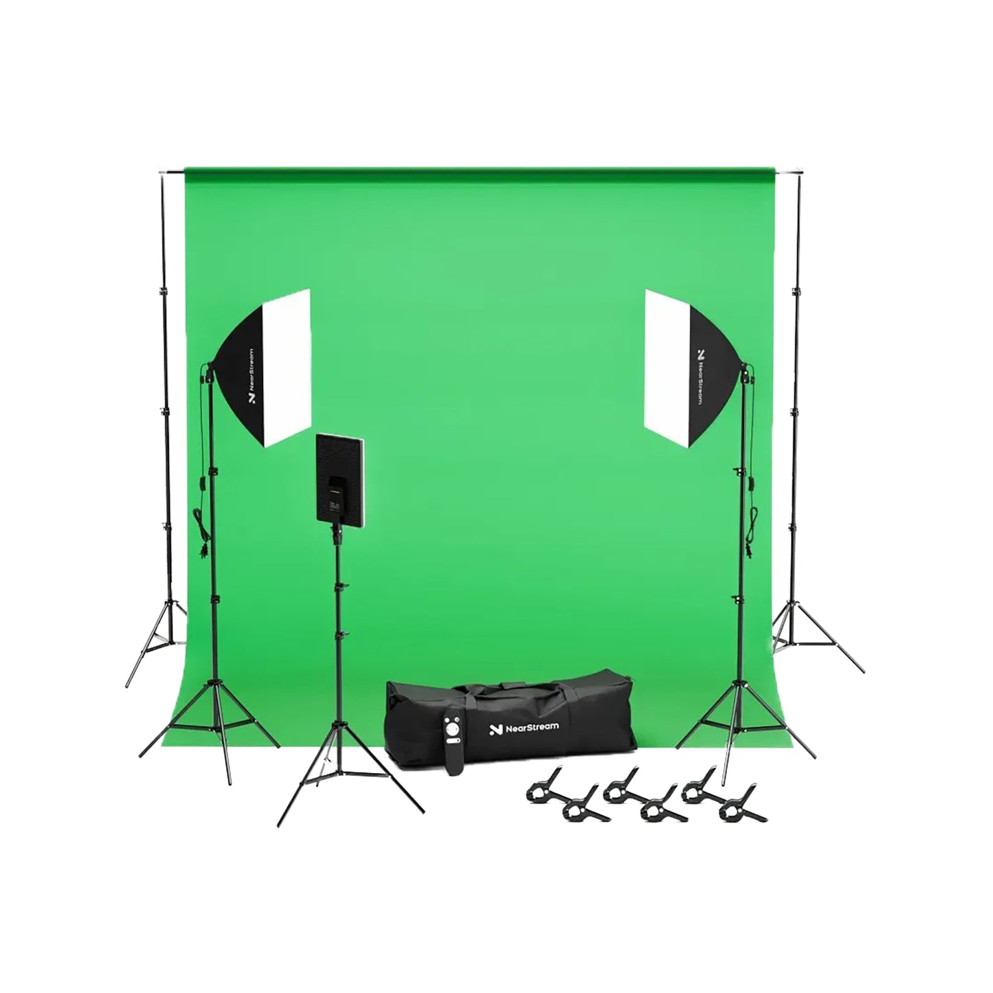 NearStream VK40 Professional Photography Lighting Kit with Green Backdrop - Guards On Duty Shop & Security Guards