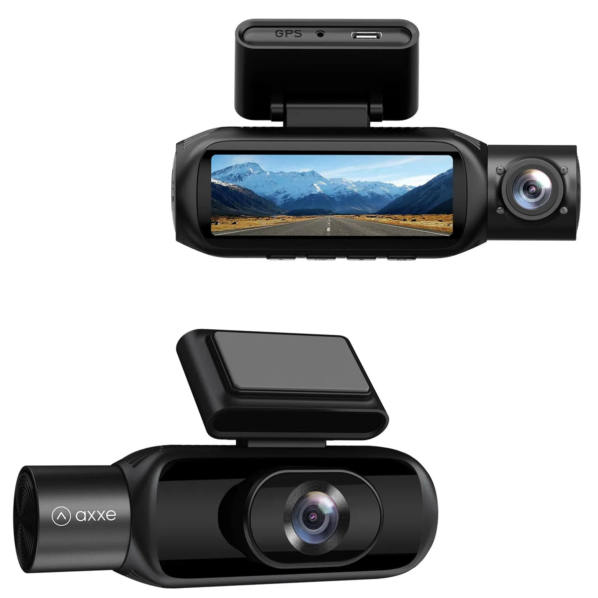 Axxe 4K 3-Channel Dashcam with GPS (AX-DC-3CH411G-01)
