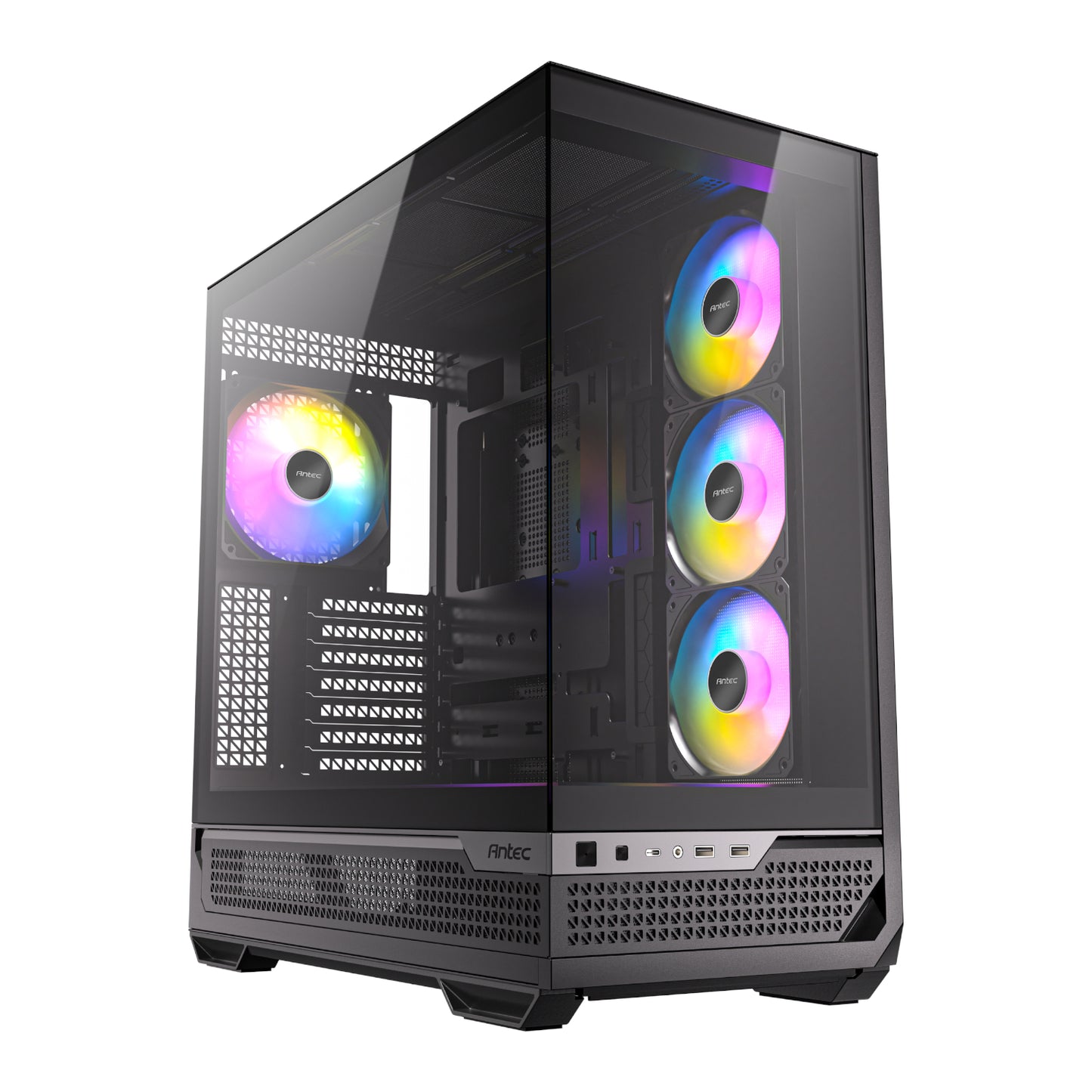 Antec C7 ARGB E-ATX Mid Tower Gaming Chassis – Black - Guards On Duty Shop & Security Guards