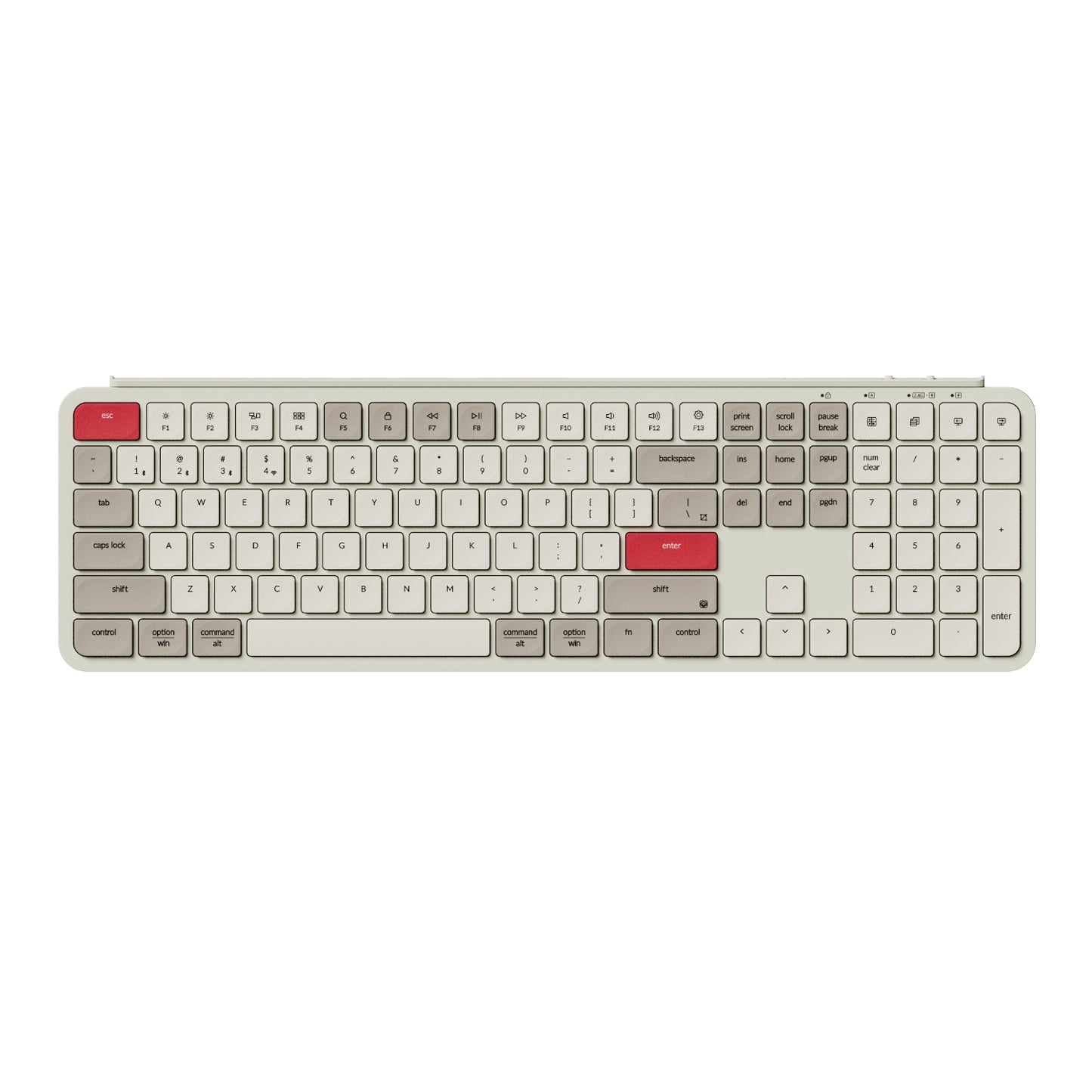 Keychron B6 Pro Ultra-Slim 100% Wireless Keyboard – Retro Red - Guards On Duty Shop & Security Guards