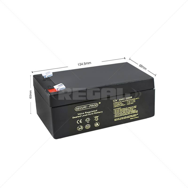 Securi-Prod Battery 12V 3.0Ah SLA