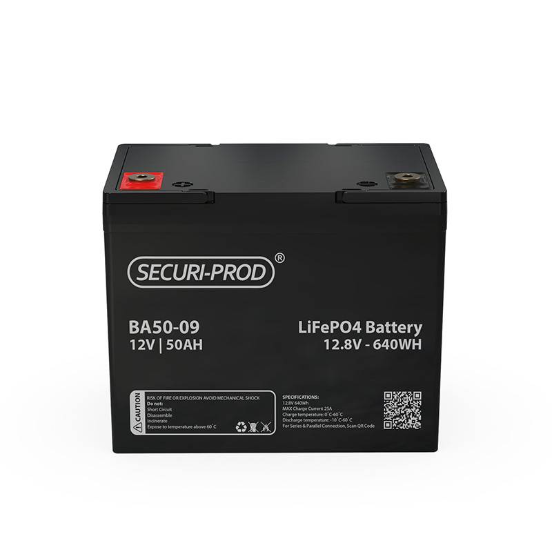 Securi-Prod Battery 12V 50Ah Lithium Iron phosphate