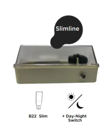 Bulkhead Slim Visor With Day / Night B22