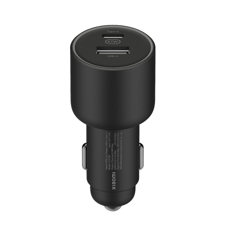 Xiaomi 67W Car Charger USB-A and Type-C - Guards On Duty Shop & Security Guards