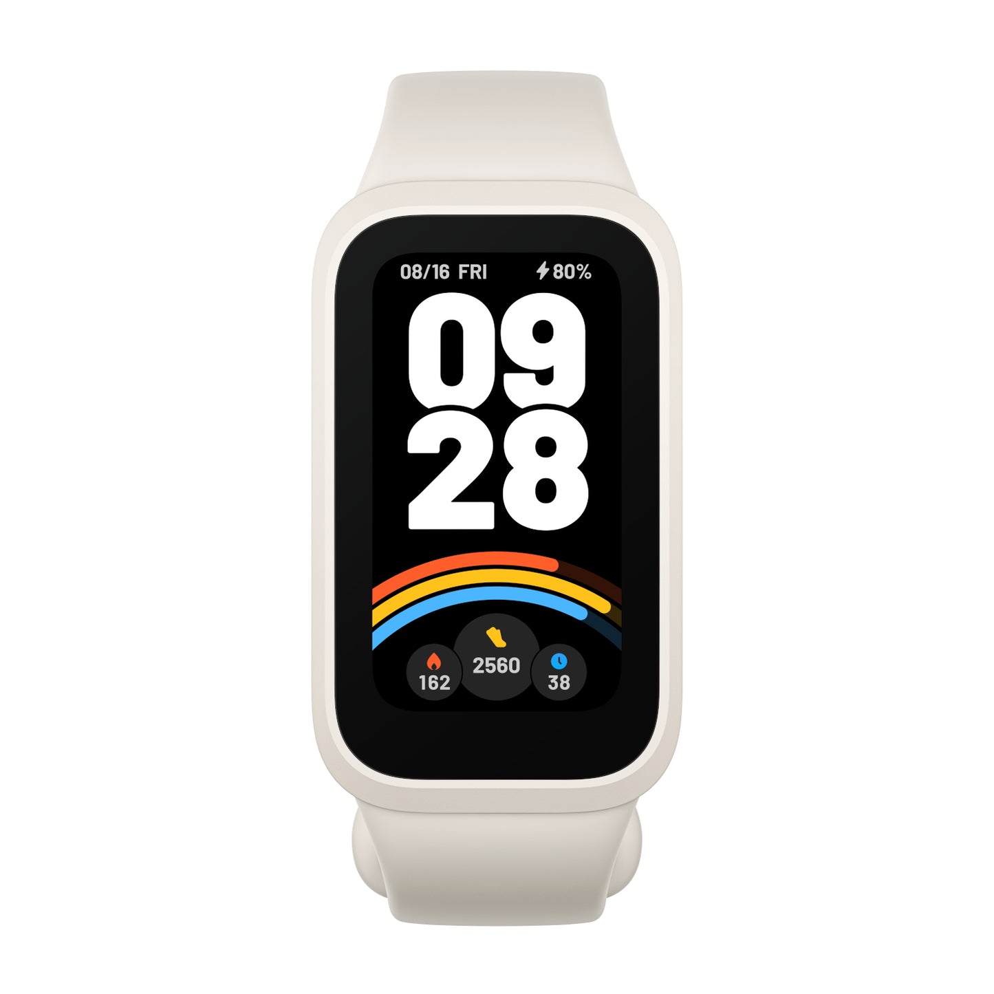 Xiaomi Smart Band 9 Active - Beige White - Guards On Duty Shop & Security Guards