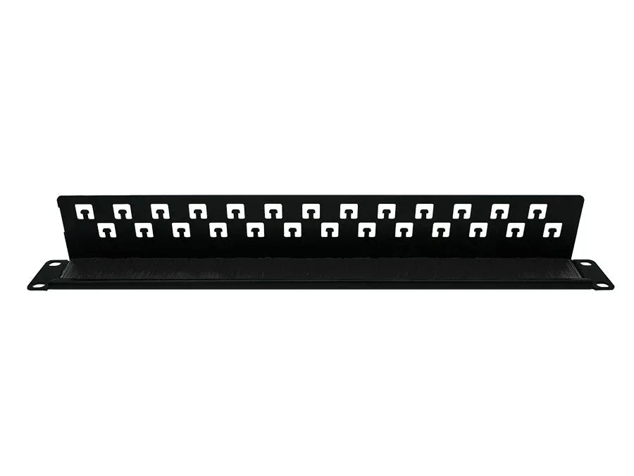 Linkbasic 19-inch Rack Mount Brush Panel Guards On Duty Security