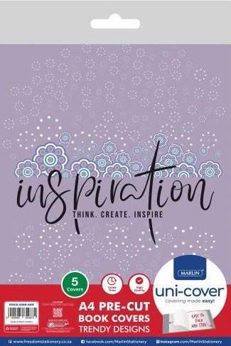 Marlin A4 Inspiration PreCut 5 Pack Book Cover