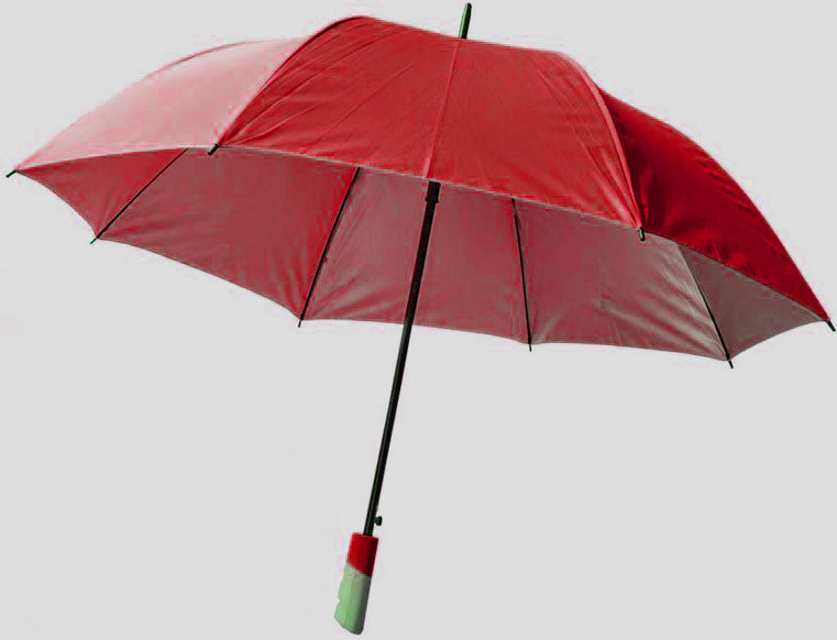 Totally Handheld Large Golf Umbrella Red