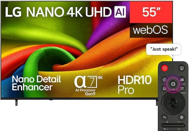LG 55 Inch NU850B6LA NANO 4K UHD Smart TV
