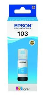 Epson 103 Ecotank Cyan Ink Bottle 65Ml