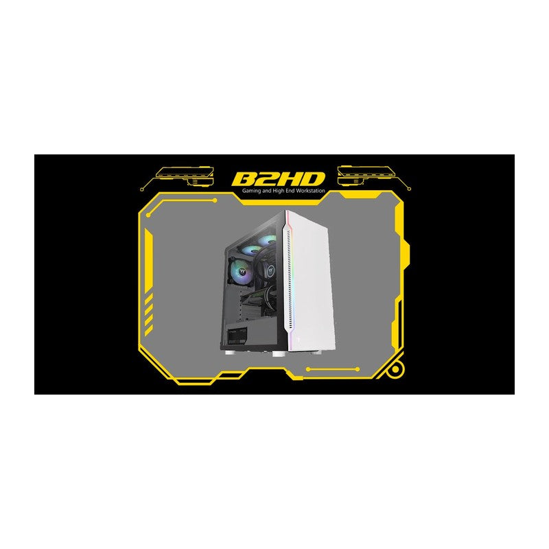 Thermaltake CA-1M3-00M6WN-00 - TT CASE, H200 TG SNOW RGB ATX MID TOWER