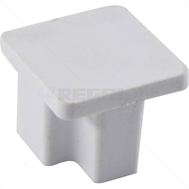 Trunking PVC - 16 x 25 End Cap - White