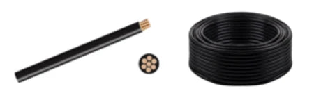 Housewire 4.00mm Black 10M