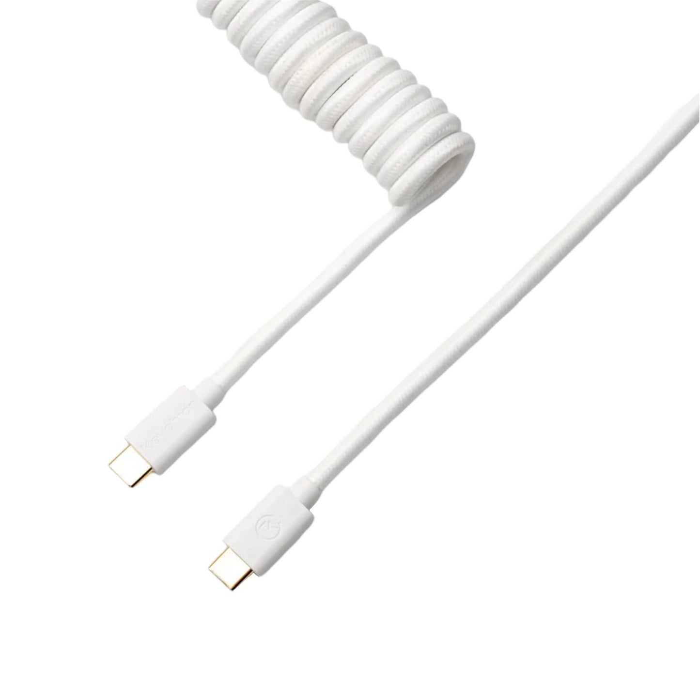 Keychron Coiled Aviator White Cable - Guards On Duty Shop & Security Guards