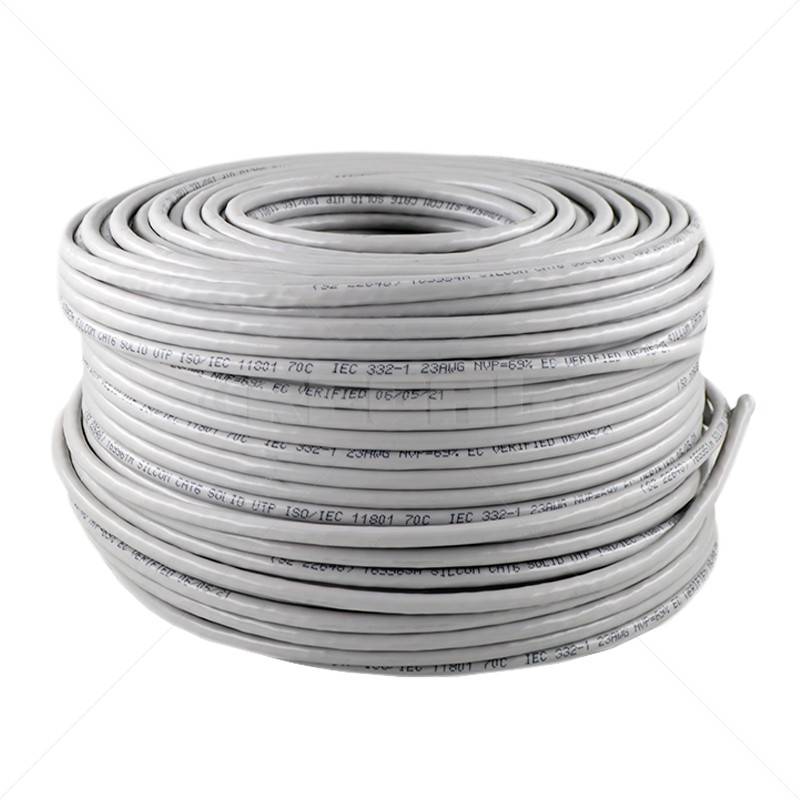 CAT6 Solid Copper Indoor Grey - 100m