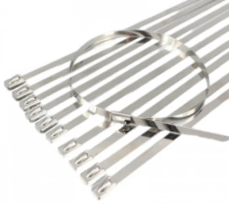 4.6 X 200MM Stainless Steel Ball Cable Tie / 10pkt (6 Pack)