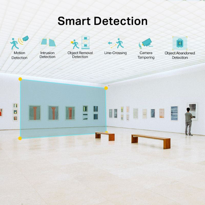 VIGI 3MP IR Turret IP Cam 2.8mm IR30m 12V DC/PoE