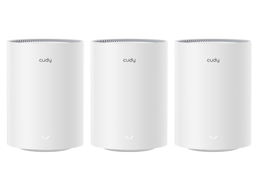 Cudy Dual Band WiFi 6 3000Mbps Multi-Gigabit Mesh 3-Pack - Guards On Duty Shop & Security Guards
