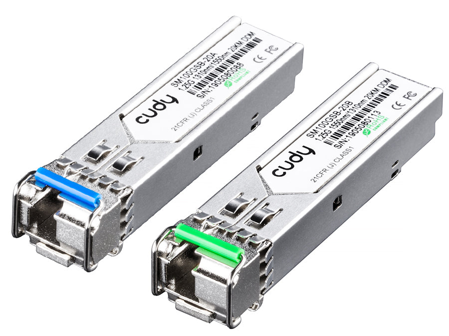 Cudy Single Mode 1.25G LC Bi-Directional SFP 20km - Guards On Duty Shop & Security Guards