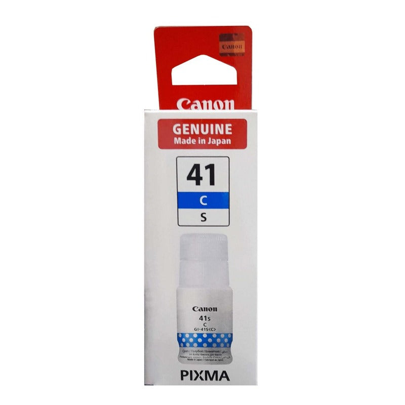 Canon Ink Bottle Gi-41 Standard Cyan - G1420 / G2420 / G2430 / G2470 / G3420 / G3430 / G3470 - Yield of 3 100 — Canon | Guards on Duty Shop South Africa
