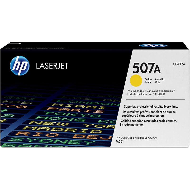 Hp 507a Yellow Original Laserjet Toner Cartridge,6,000 Pages — HP | Guards on Duty Shop South Africa