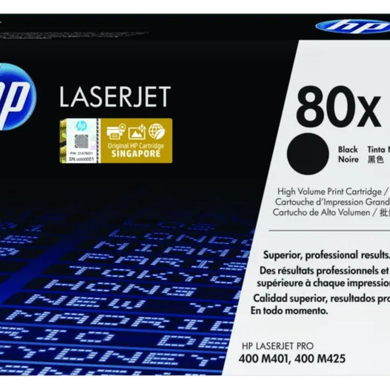 Hp 80x High Yield Black Original Laserjet Toner Cartridge,6,900 Pages — HP | Guards on Duty Shop South Africa