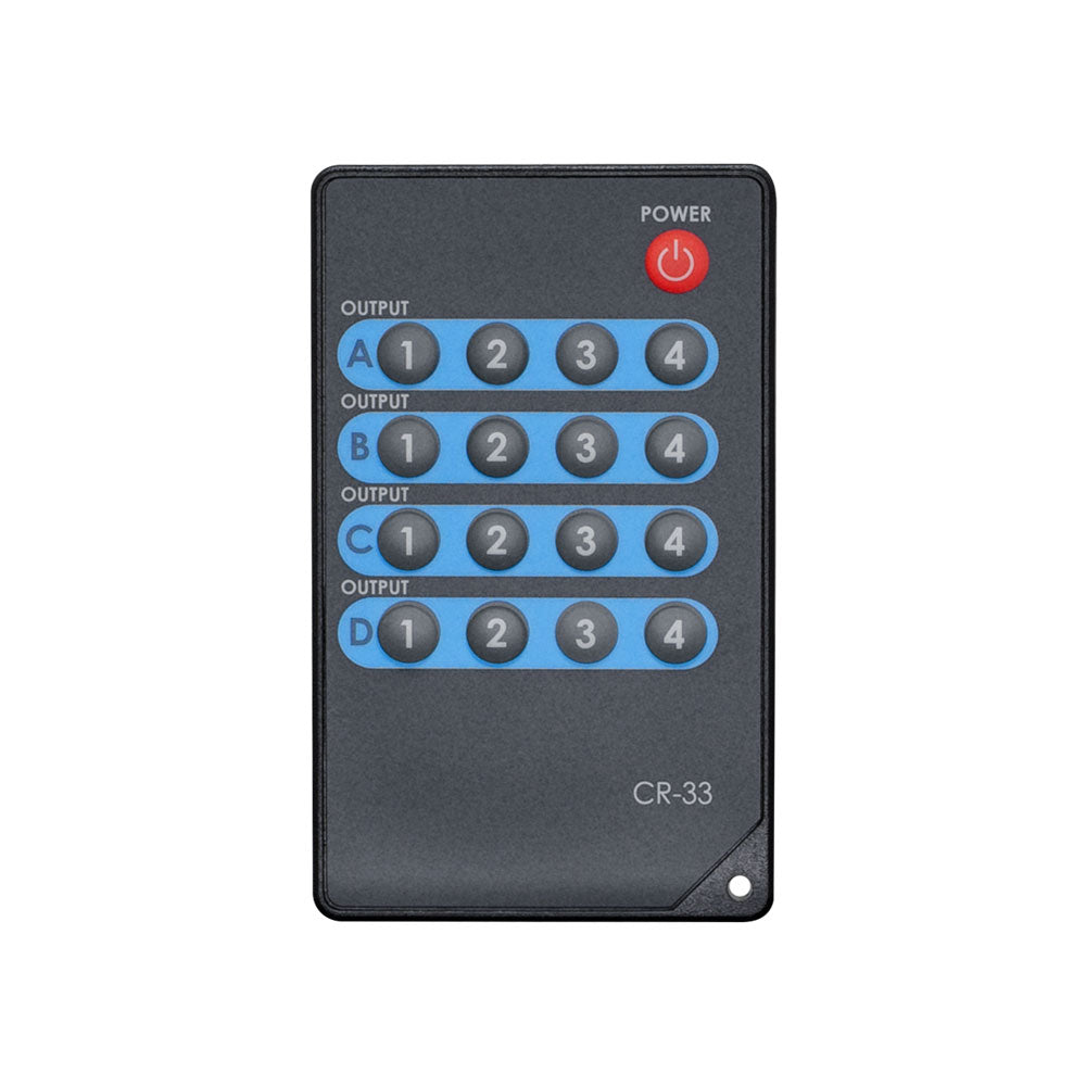 Cyp Remote Control for Matrix Switch (cr-33) — Cypress | Guards on Duty Shop