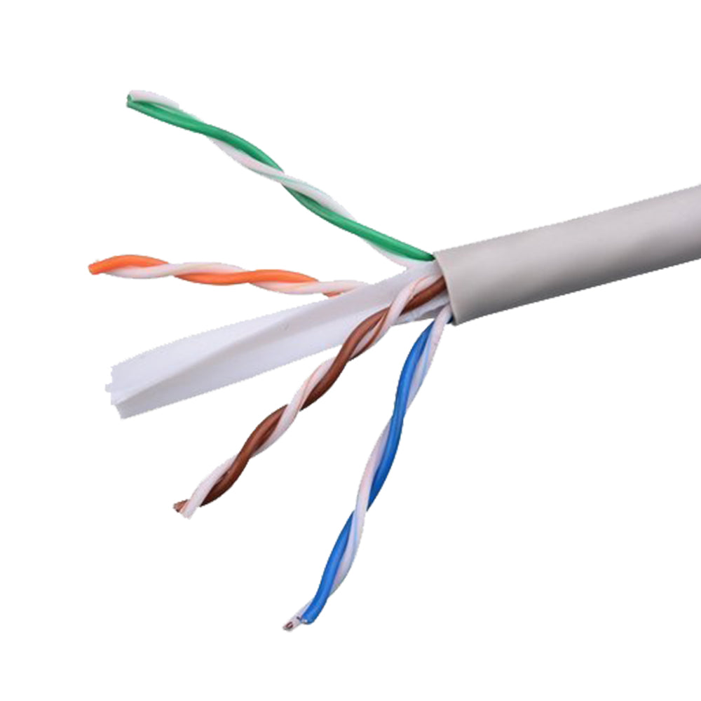 CAT6e Shielded CCA S/FTP Network LAN Cable Grey PVC
