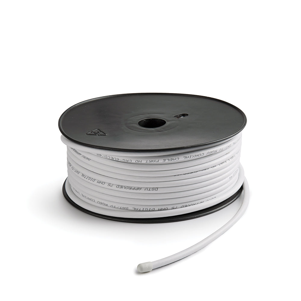 Spacecom RG6U CSS Coax Cable White 100m – CRG6UECO