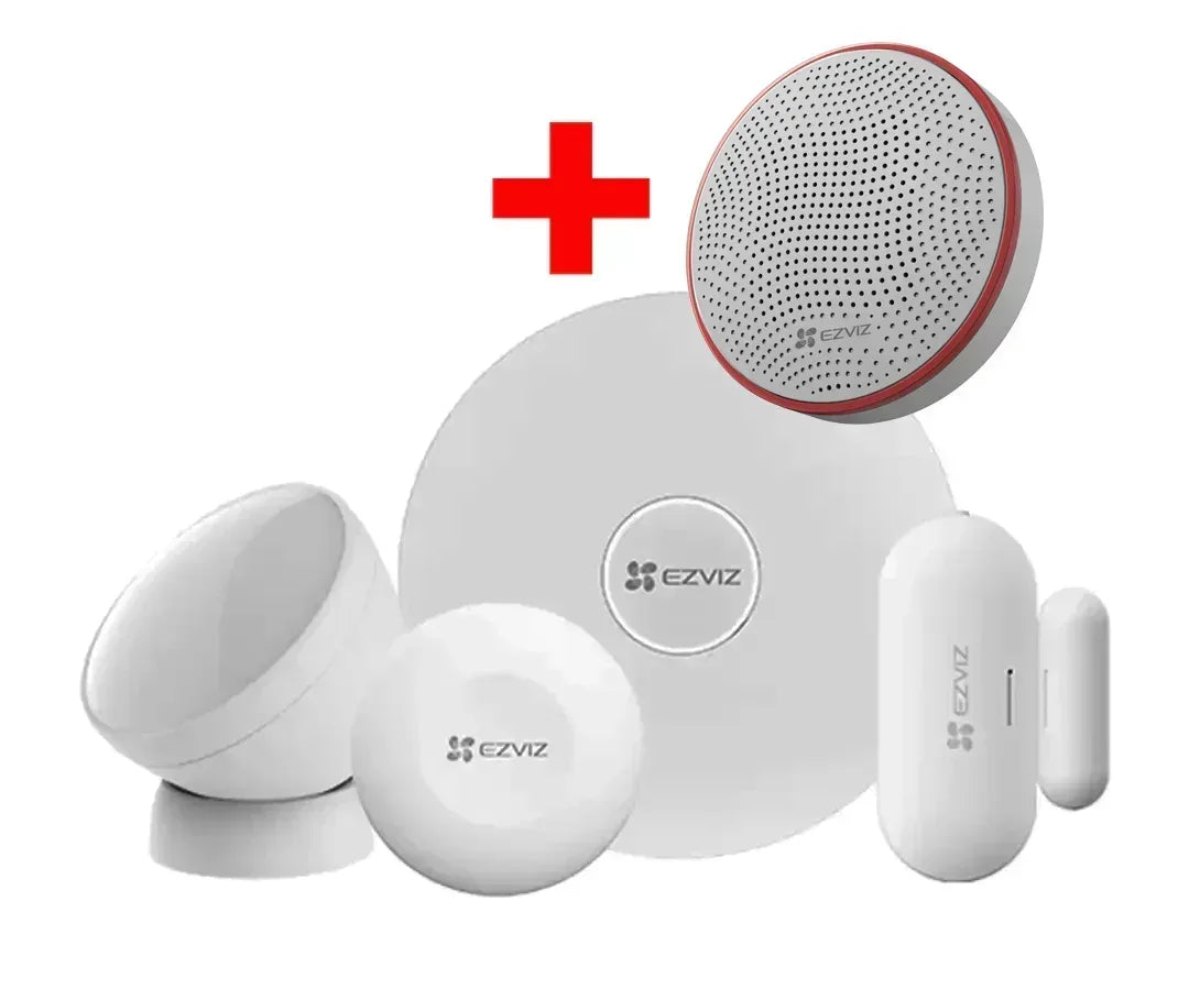 EZVIZ Smaert Home Sensor Kit + Free Siren Guards On Duty Security