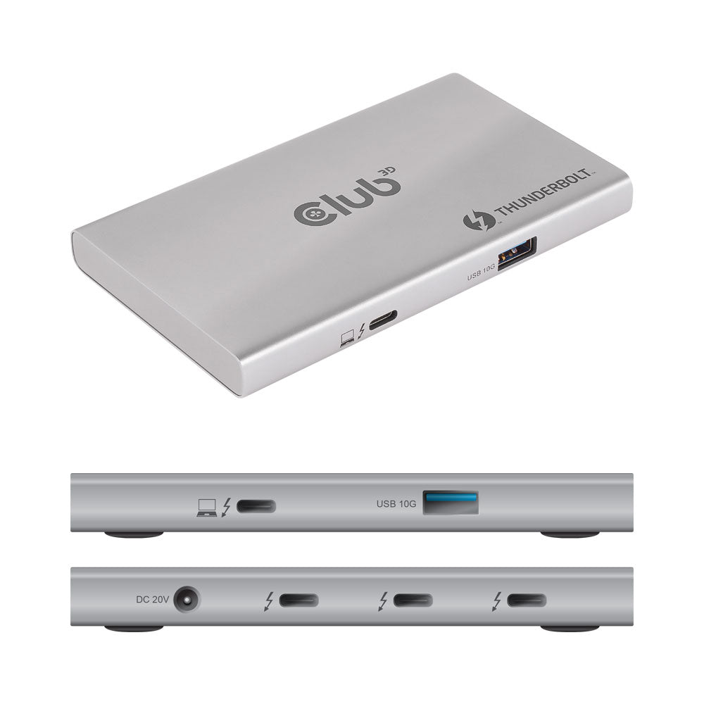 Club3d Csv-1580 Thunderbolt 4 Smart Hub — CLUB3D | Guards on Duty Shop