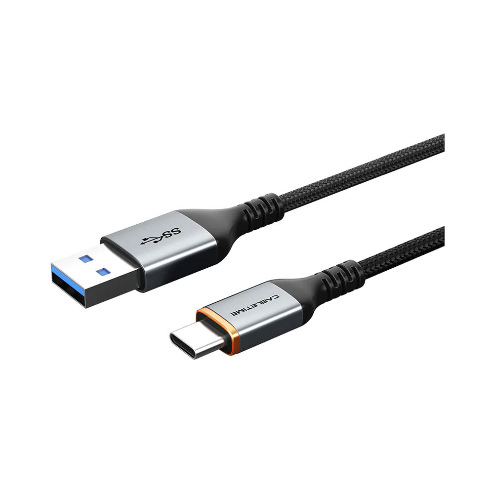 CABLETIME CA40H 1M USB3.0 TYPE-A TO TYPE-C 5GBPS DATA AND 3A CHARGING CABLE (CT-AMCMG1-AG1)