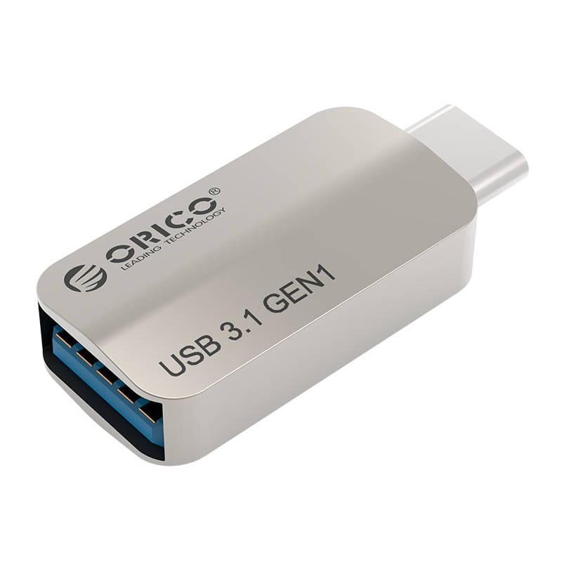 ORICO USB Type-C to USB-A 3.1 ChargeSync On The Go Adapter - Silver - Guards On Duty Shop & Security Guards