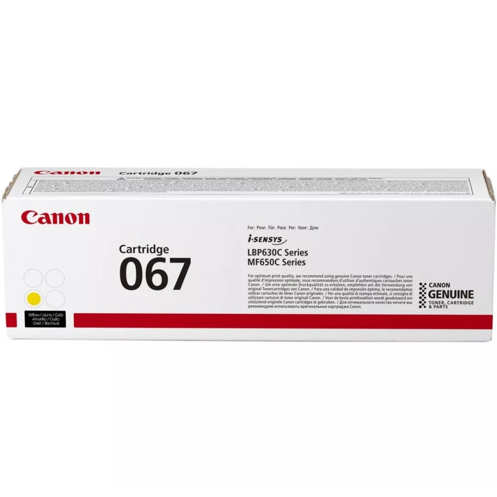 Canon 067 Yellow Toner Cartridge