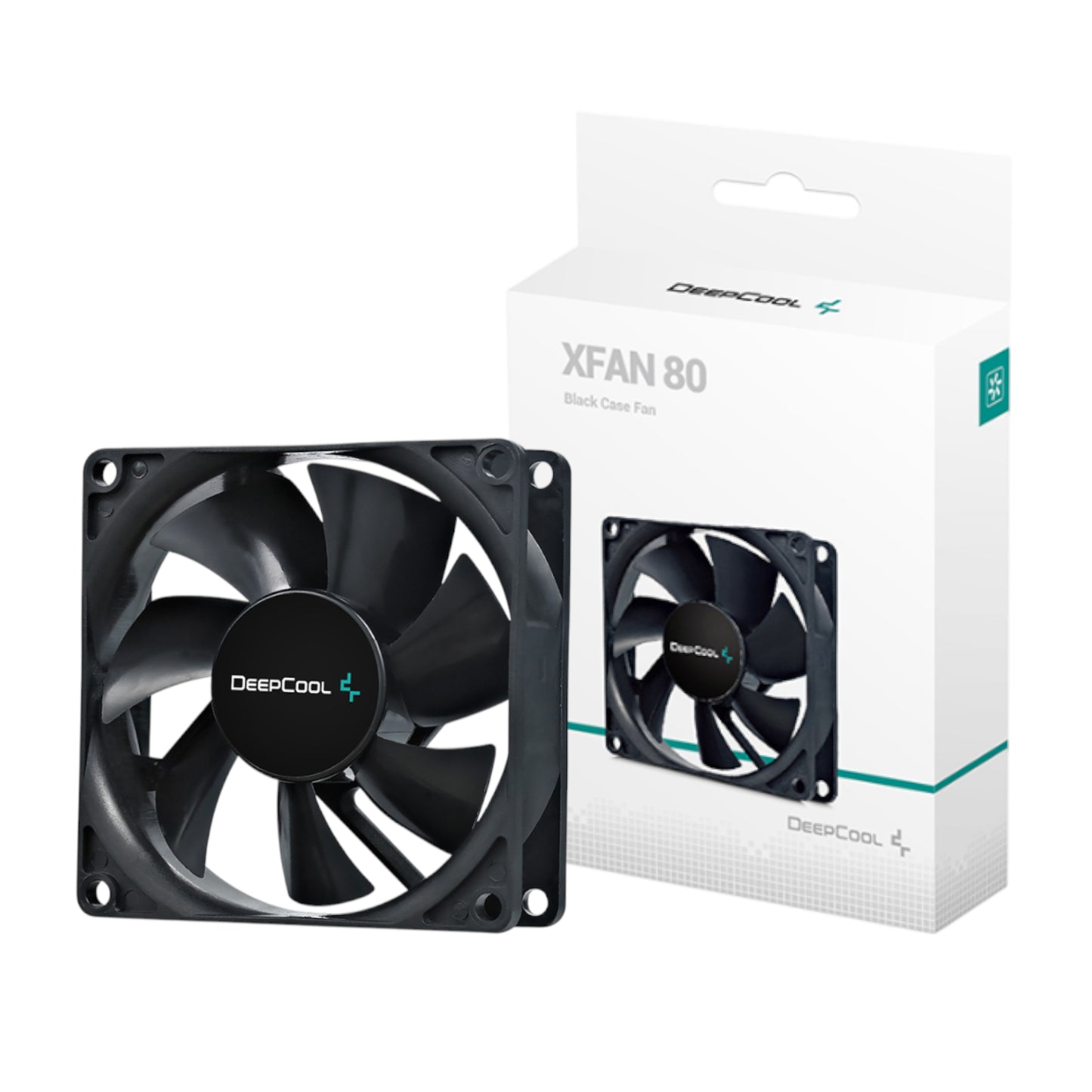 DeepCool XFAN 80mm Case Fan - Black - Guards On Duty Shop & Security Guards