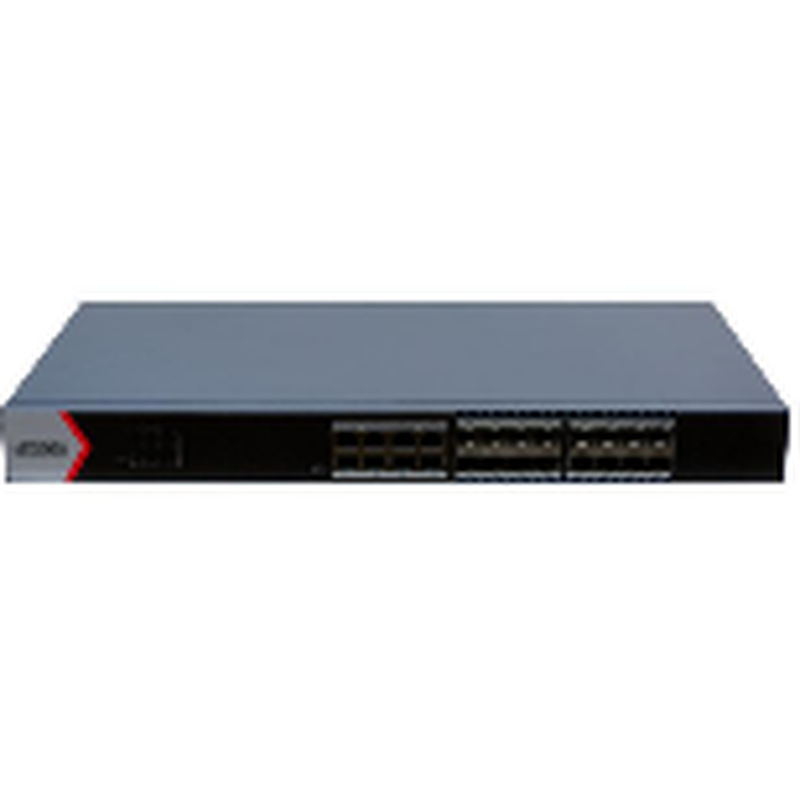 Hikvision 24-port aggregation switch, 8x gigabit RJ45, 16x SFP ports