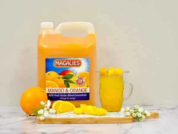 2 x MAGALIES 5 liter Mango/Orange 40% (Sold 2x 5L Per Case) Guards On Duty Security