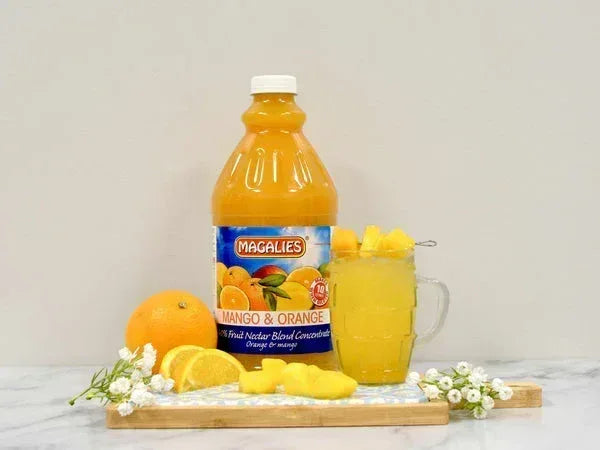 4 x MAGALIES 2 liter Mango & Orange 40% Concentrate (Sold 4 X 2L Per Case) Guards On Duty Security