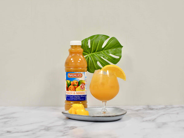 6 x MAGALIES 1 liter Peach & Mango 40% Concentrate (Sold 6x 1L Per Case) - Magalies Nectar Juice