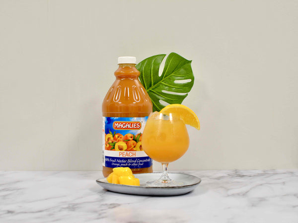 4 x MAGALIES 2 liter Peach 48% Concentrate (Sold 4 X 2L Per Case) Magalies Nectar Juice