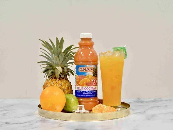 6 x MAGALIES 1 liter Fruit Cocktail 40% Concentrate (Sold 6x 1L Per Case) Guards On Duty Security
