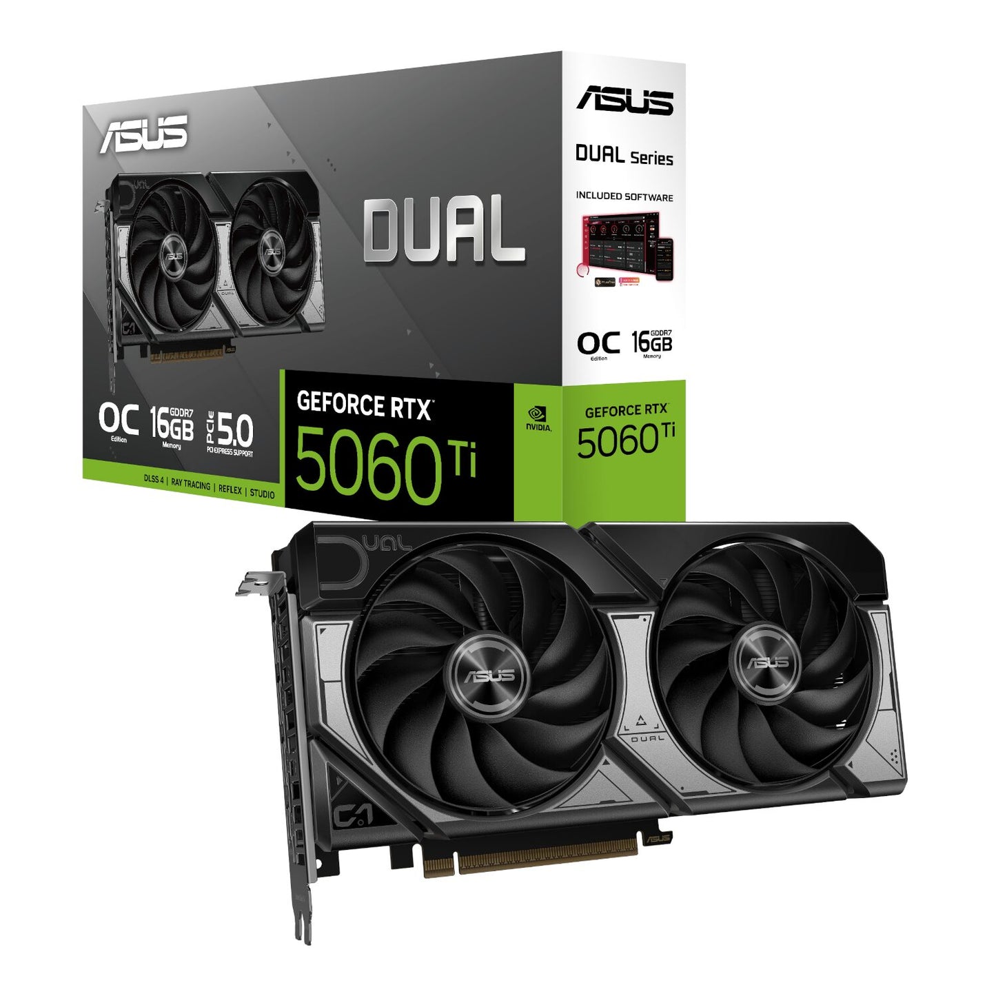 ASUS Dual GeForce RTX 5060 Ti OC Edition 16GB GDDR7 Graphics Card - Guards On Duty Shop & Security Guards