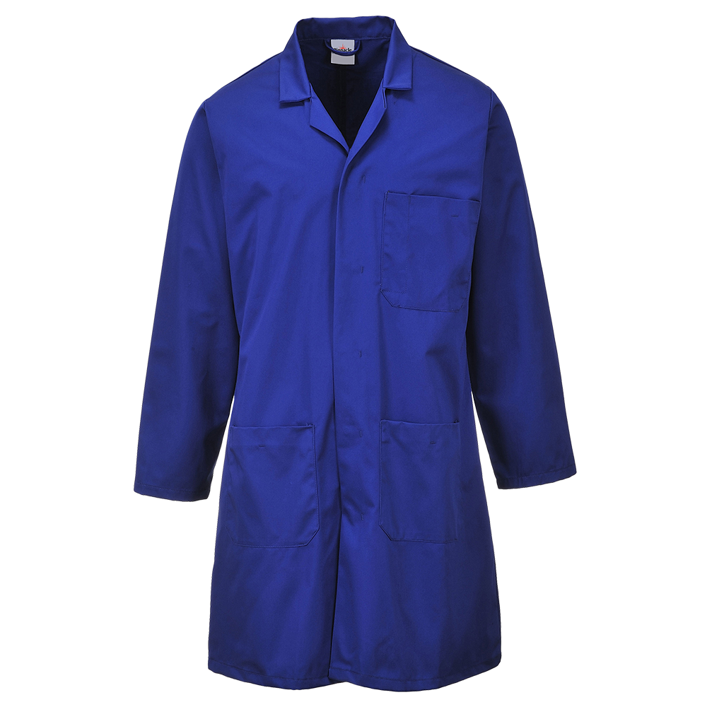 Pinnacle Royal Blue Dust Coat Long Sleeve (S – 4XL) (Pack of 2)