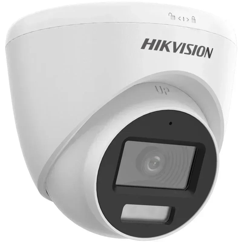 Hikvision 3K Smart Hybrid Light Audio Fixed Turret Camera Guards On Duty Security