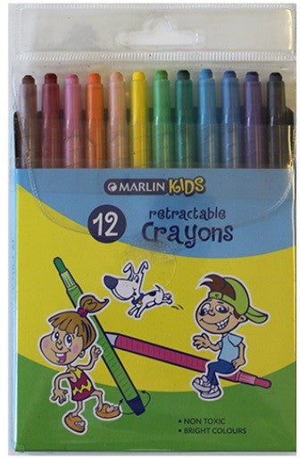Marlin Kids Retractable Crayons