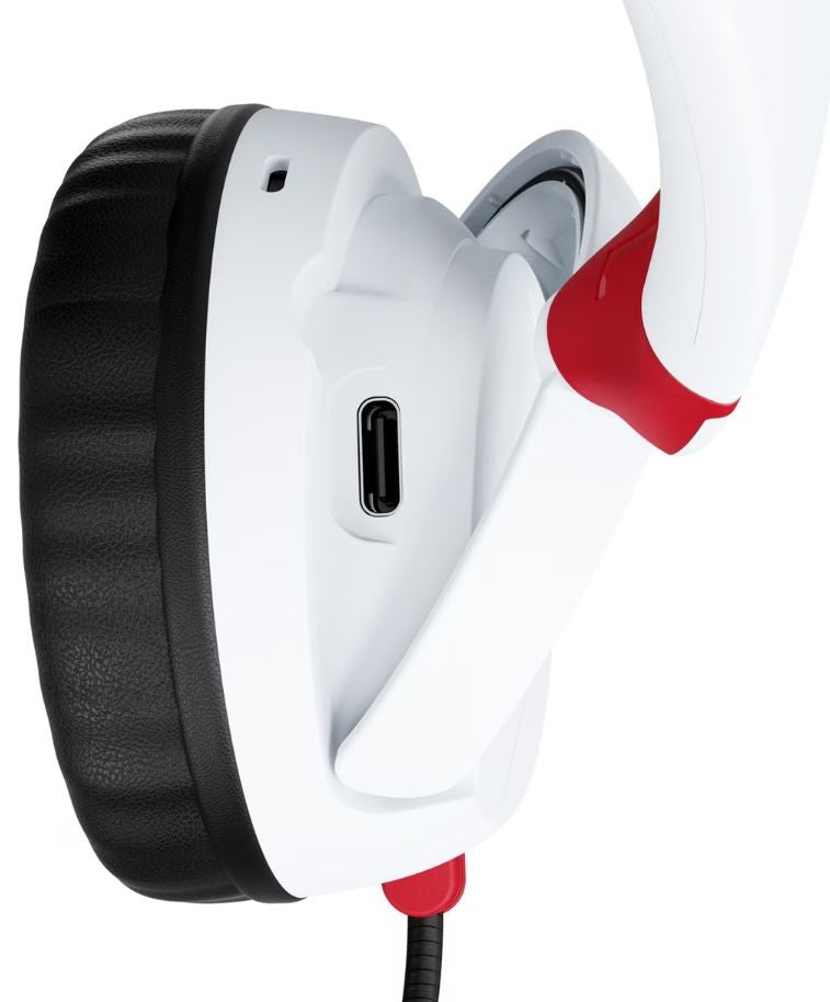 HP HyperX Cloud Mini Wireless White And Red Headset with Microphone