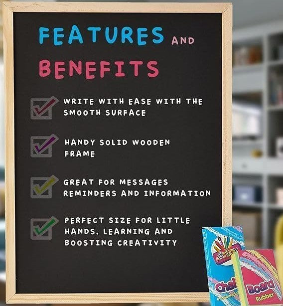 Brainware Kids Large 45 x 60cm Chalk Board